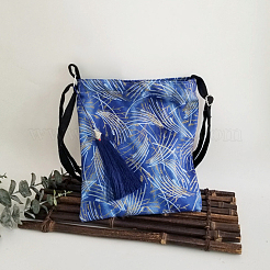 Tissu en coton à motif d'écailles de poisson&nbsp;DIY-WH0622-777D