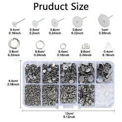Наборы для самостоятельного изготовления сережек-гвоздиков из нержавеющей стали 304&nbsp;DIY-YW0010-50