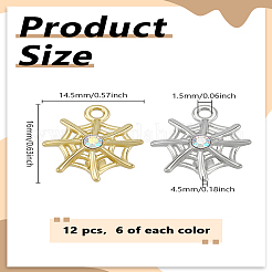 Подвески из сплава 12шт 2 цветов&nbsp;FIND-LP0005-26