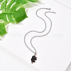 Сплав эмали кулон ожерелья&nbsp;NJEW-YW0001-02