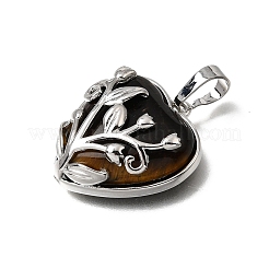 Pendentifs en œil de tigre naturel&nbsp;GG-CBA7610-04P-09
