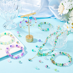 560 шт. 14-х цветные матовые стеклянные бусины&nbsp;GLAA-PH0003-42