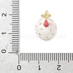 Латунь эмаль подвески&nbsp;KK-L239-045G-01