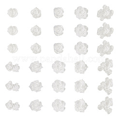 200 Stück Blumen- und Schmetterlings-Cabochons aus Kunstharz&nbsp;CRES-TA0001-89H