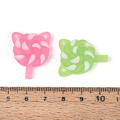 Светящиеся и матовые прозрачные кабошоны из смолы&nbsp;RESI-T026-07M