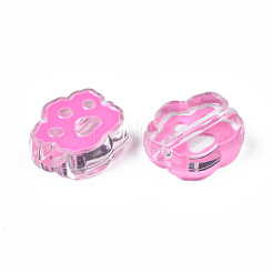 Прозрачные акриловые бусины&nbsp;ACRC-S039-06E