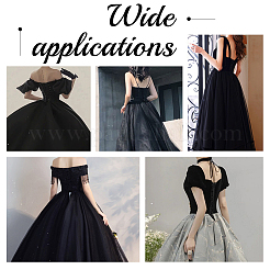 Плоские атласные ленты длиной 2 м.&nbsp;LS-OCOR-WH0078-86A