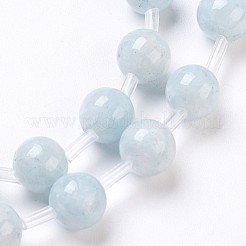 Brins de perles de marbre teintées naturelles&nbsp;G-I203-A-8mm-1