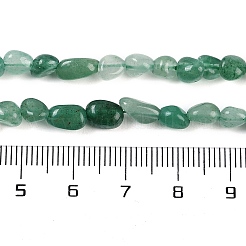 Natürlichen grünen Aventurin Perlen Stränge&nbsp;LS-G-P497-01B-20