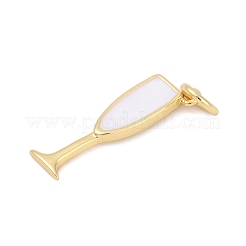 Ciondoli smaltato in ottone&nbsp;KK-U062-02A-01