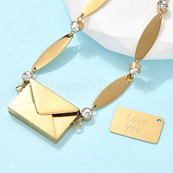 Браслеты из нержавеющей стали 304 с овальными звеньями&nbsp;BJEW-U030-01G