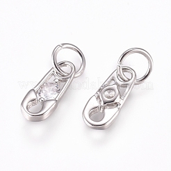 Латунь подвески&nbsp;ZIRC-L070-72P