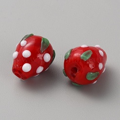 Perles en porcelaine manuelles&nbsp;PORC-WH0018-01