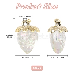 10шт прозрачные акриловые подвески&nbsp;MACR-FS0002-08A