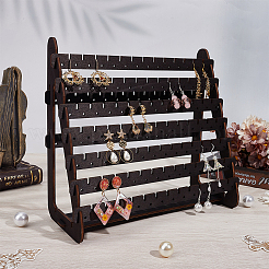 Треугольные деревянные подставки для сережек&nbsp;EDIS-WH0022-43