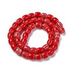 Бусы лэмпворк ручной работы&nbsp;LAMP-K041-01B-20