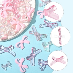 70шт 7 стиля непрозрачные и прозрачные акриловые бусины&nbsp;MACR-FS0002-14