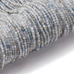Природные Аквамарин бисер нитей&nbsp;LS-G-RM2025-A46-2mm-B