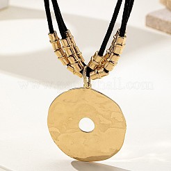 Диск из сплава с пластиковым кулоном CCB&nbsp;FS-WG118E2-01