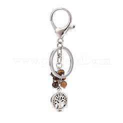 Portachiavi con pietre preziose miste naturali&nbsp;KEYC-JKC00426