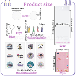 Kits de porte-clés bricolage&nbsp;DIY-PH0030-73