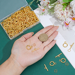 Сплавочные застежка тоггл тибетского стиля&nbsp;FIND-ME0003-21