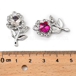 Подвески со стразами из сплава с ультрафиолетовым покрытием&nbsp;FIND-A054-02S