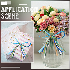 6 цвет шнуров из рафиевой бумаги&nbsp;OCOR-WH0063-110D