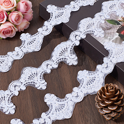 Cinta de encaje floral de poliéster de 5 yarda&nbsp;OCOR-NB0002-82A