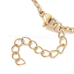 Изготовление браслета из цепей и текстурированных цепей из нержавеющей стали 304&nbsp;AJEW-JB01475