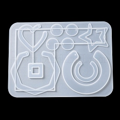 Геометрические подвески и соединения силиконовые Молды&nbsp;DIY-YW0006-70