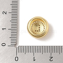 Anhänger aus vergoldetem Messing und Zirkonia&nbsp;KK-Z047-07G-L-RS