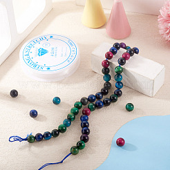 Набор для самостоятельного изготовления браслета/ожерелья из натурального тигрового глаза&nbsp;DIY-TA0012-65