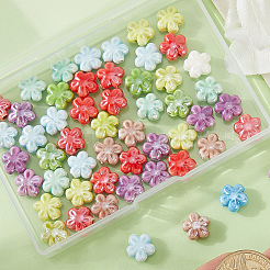 80шт фарфоровые бусины ручной работы&nbsp;PORC-PA0001-20