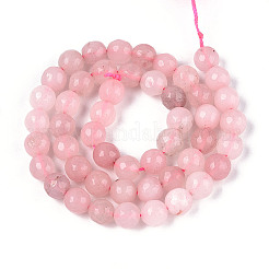 Chapelets de perles en jade blanc naturel teinté&nbsp;LS-G-T139-8mm-60-12