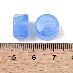 Perles en acrylique opaque bicolores imitant les pierres précieuses&nbsp;AC-CBA3EFE-02I