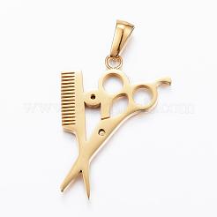 Colgantes de rhinestone de acero inoxidable 304&nbsp;STAS-P157-02G