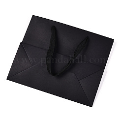 Rechteckige Papiertüten mit Seilhenkeln&nbsp;CARB-L011-02A-05
