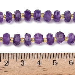 Природный аметист нитей бисера&nbsp;G-L642-J07-02