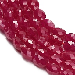 Brins de perles de corindon rouge cultivées en laboratoire&nbsp;GG-CBAC488-01C