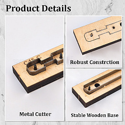 Форма для высечки кожи из дерева и углеродистой стали&nbsp;DIY-WH20013-86