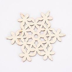 Неокрашенные бусины из натурального дерева&nbsp;LS-WOOD-K005-17