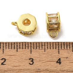 Säule Messing Micro Pave Zirkonia Rohr Bügel&nbsp;KK-C072-05B-G