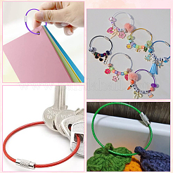 40 шт. 10 стиля прочных брелоков из нержавеющей стали 304&nbsp;FIND-SC0019-18