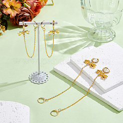 Серьги-кольца из нержавеющей стали 201 и 304 (2piar)&nbsp;EJEW-WR00004