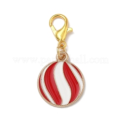 4 шт. 4 стиля подвески из сплава и эмали на рождественскую тематику&nbsp;X-HJEW-JM04056