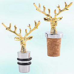 2 шт. 2-х видов винных пробок из цинкового сплава&nbsp;FIND-GF0011-17B