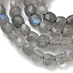 Природные лабрадорита бисер нитей&nbsp;G-B168-B07-4x4mm