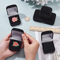 Бархатная шкатулка&nbsp;CON-WH0085-110B