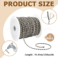 100 iarda di corde in poliestere intrecciate&nbsp;OCOR-WH0108-33B